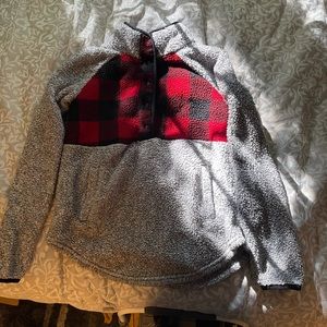 Gray flannel soft sweatshirt